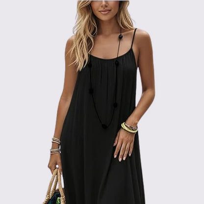 Alma - vestido con espalda descubierta ajustable