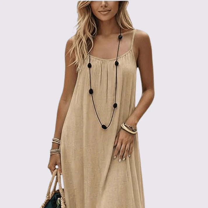 Alma - vestido con espalda descubierta ajustable
