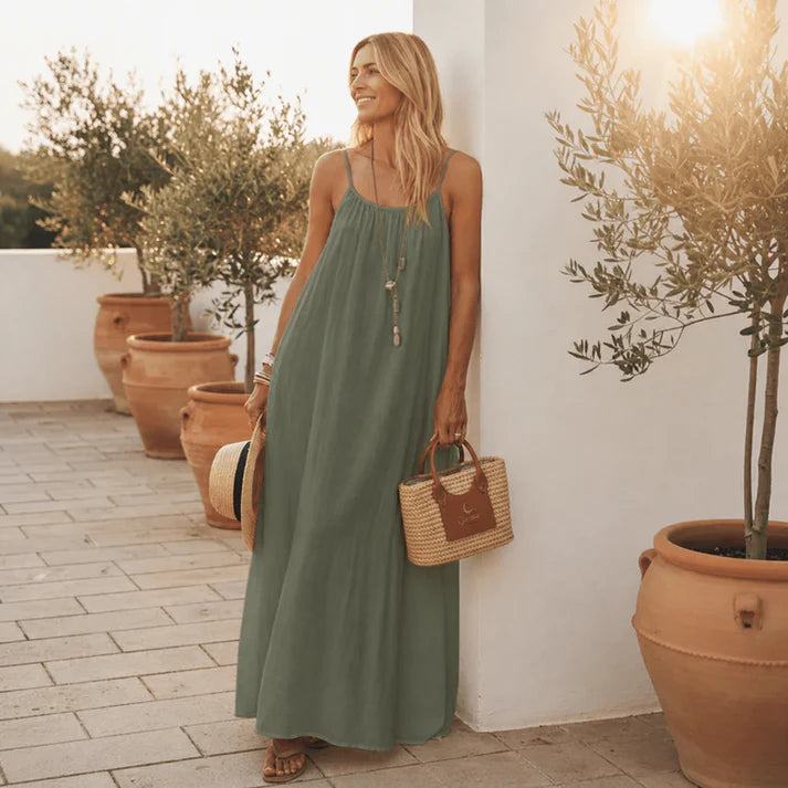Alma - vestido con espalda descubierta ajustable