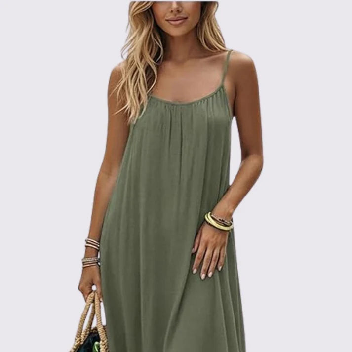 Alma - vestido con espalda descubierta ajustable
