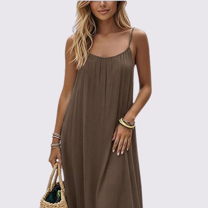 Alma - vestido con espalda descubierta ajustable