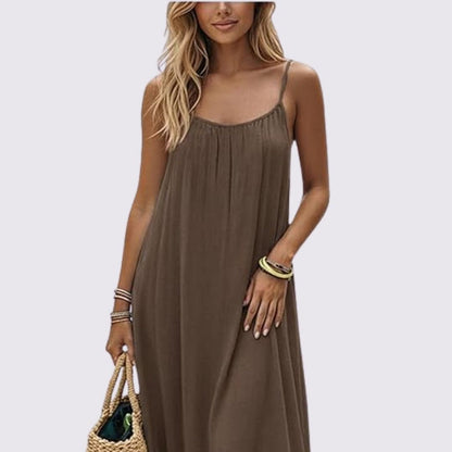 Alma - vestido con espalda descubierta ajustable